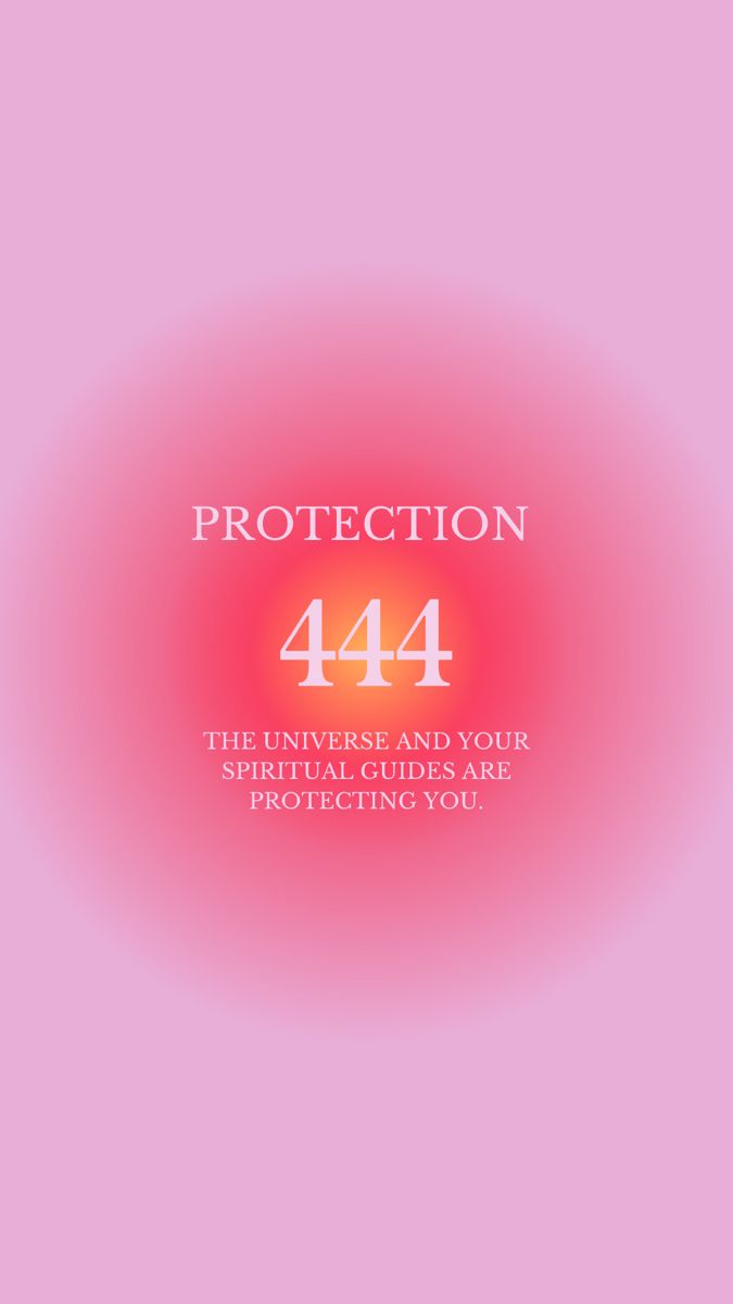 the front cover of protection 444, with an orange circle in the center and pink background