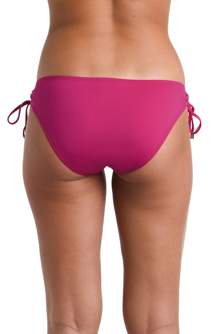 Classic bikini bottoms are charmed by bead-tipped ties at the sides that adjust to the perfect fit and look for you. Full back coverage Lined 83% nylon, 17% elastane Hand wash, line dry Imported Fabric Gift Bags, Fabric Gifts, Free Fabric, Classic Christmas, Perfect Fit, Size 4, Hand Wash, Nordstrom