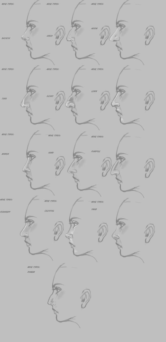 the head and shoulders of a man with different facial expressions, all drawn in one line