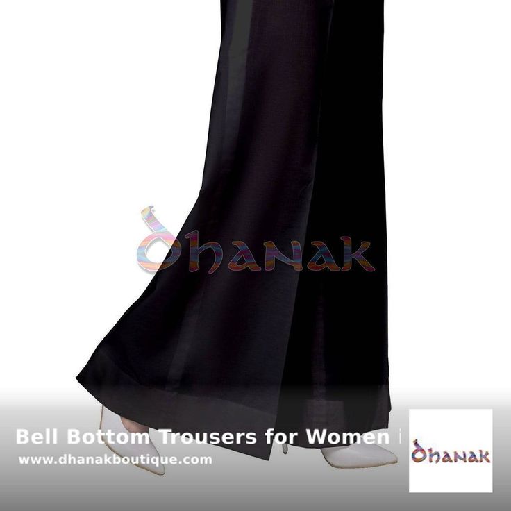 ⁌ Bell Bottom Trousers for Women in Cotton - BBS01 by Dhanak Boutique ⁍ ► NOW ONLY Rs.1,000.00 ◀︎ ⚡️ * Add a flare of style to your wardrobe with Bell Bottom Trousers for Women in Cotton. With bell-bottom style and soft cotton material, you'll look amazing and stay comfortable. These stylish trousers are perfect for any occasion. * Stay comfortable and stylish with our Bell Bottom Trousers for Women. Made of 100% cotton, these trousers come in two versatile colors - Black and White - and of... Bell Bottom Trousers, Trousers For Women, Bell Bottom, Bell Bottoms, Timeless Pieces, Cotton Material, Modern Style, Timeless Design, Timeless Fashion