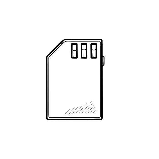 a black and white line drawing of an electronic device with three batteries on it's side