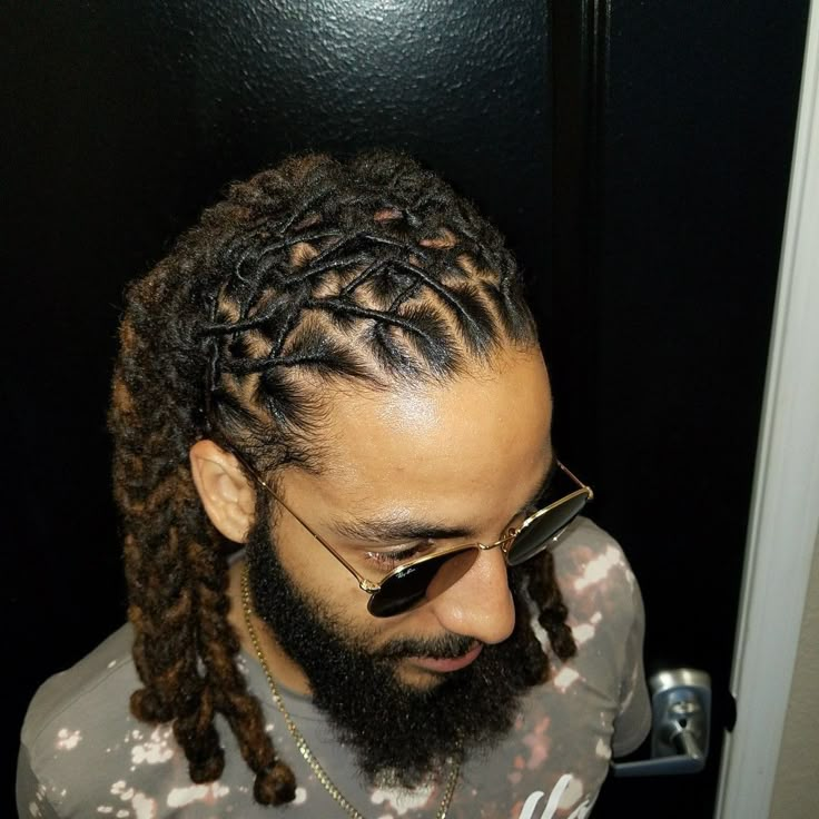 Men’s Dreadlocks, Short Dread Styles For Men Dreadlocks, Barrel Rope Twist Locs, Mens Dreads Hairstyles, Mens Locs Styles, Loc Men Styles, Mens Locs Hairstyles, High Top Loc Styles For Men, Short Locs Hairstyles Men