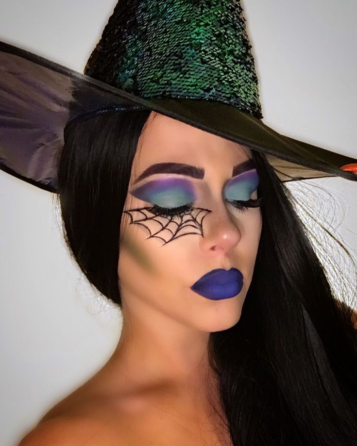 Cute Witch Makeup Women, Pretty Witch Face Paint, Fun Witch Makeup, Scary Witch Face Paint, Kids Halloween Witch Makeup, Halloween Witch Makeup For Kids, Witch's Makeup, Halloween Makeup Witch Kids, Kids Witch Costume Makeup