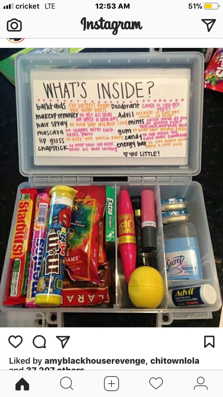 an open box filled with lots of different items