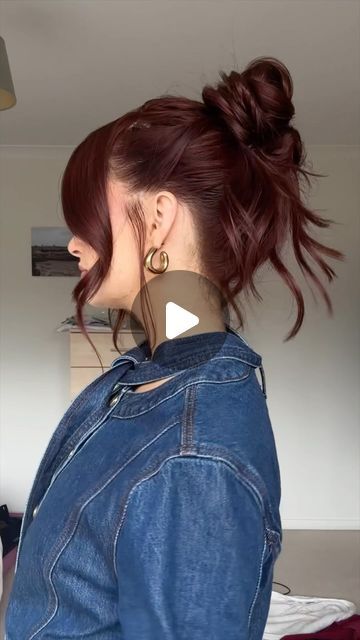 Annabelle Hooper Hair, Rain Hairstyles, Edgy Updo Hairstyles, September Rain, Edgy Updo, Long Hair Dos, Fall Hair Trends, Easy Updos, Updo Hairstyles