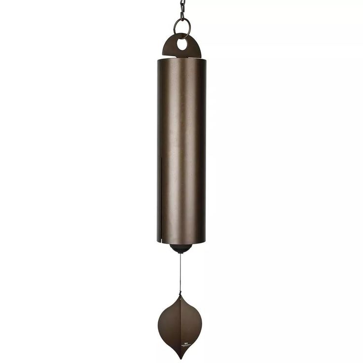 a metal bird feeder hanging from a chain