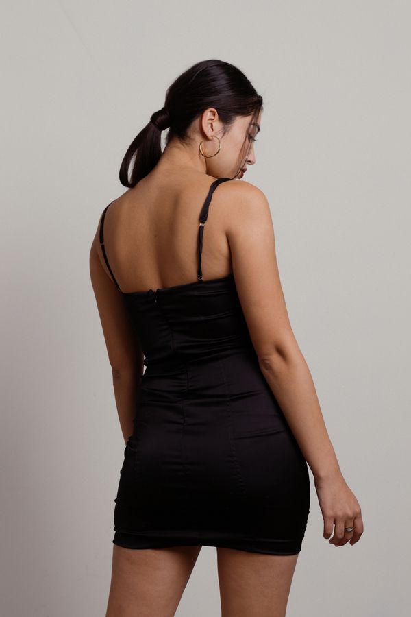 Looking for the Magic Hour Black Satin Sweetheart Bodycon Mini Dress? | Find Bodycon Dresses and more at Tobi! - 50% Off Your First Order - Fast & Free Shipping For Orders over $75.0 - Free Returns within 10 days! Fitted Bodice Slip Dress With Straps For Date Night, Party Mini Dress With Sweetheart Neckline And Built-in Bra, Date Night Corset Dress With Adjustable Spaghetti Straps, Spaghetti Strap Bodycon Mini Dress With Corset Back, Flirty Spaghetti Strap Bodycon Dress With Built-in Bra, Bodycon Mini Dress With Corset Back And Spaghetti Straps, Bodycon Dress With Sweetheart Neckline And Adjustable Straps, Club Mini Dress With Fitted Bodice And Spaghetti Straps, Sweetheart Neckline Bodycon Dress With Adjustable Straps