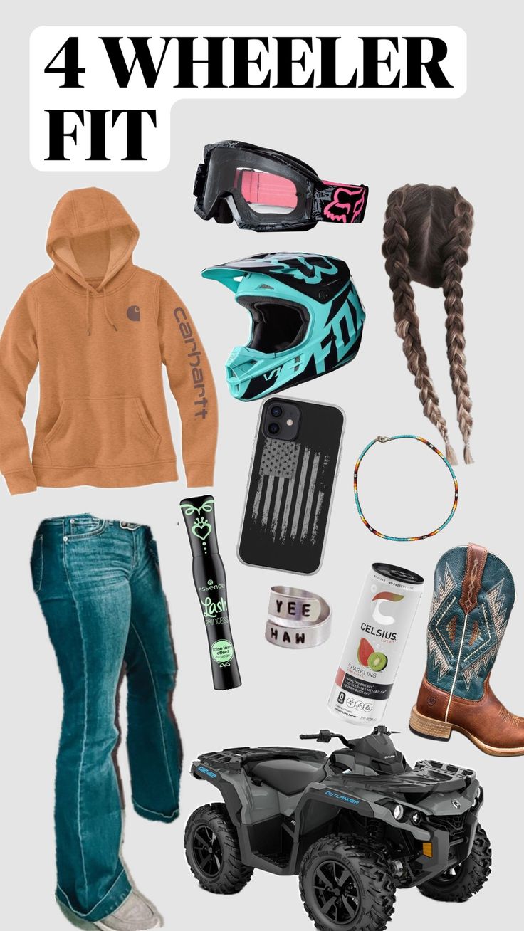 Cute Mudding Outfit, Fourwheeling Outfit, Off Roading Outfit For Women, Mudding Outfit, Atv Riding Outfit, Hunting Wallpaper, Country Core, Country Western Outfits, Country Outfits Women