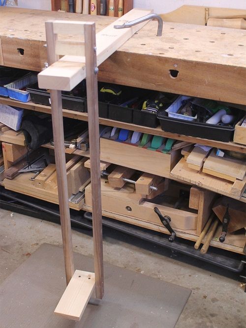 a workbench with many drawers and tools