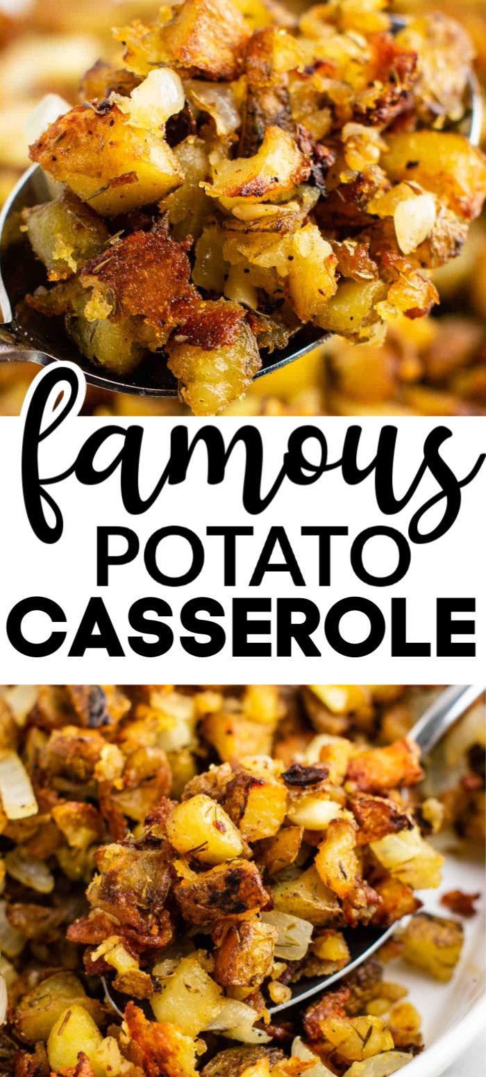 this is an easy and delicious potato casserole recipe that's ready in under 30 minutes