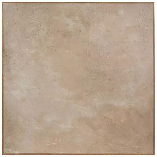 an abstract painting with light brown tones