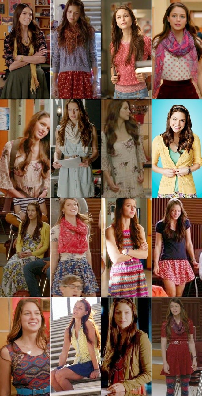 many different pictures of young women in dresses and sweaters, with one woman smiling at the camera