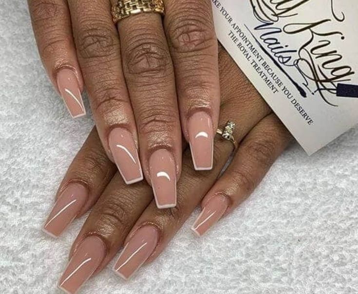 Acrylic Nails Nude, Nails Nude, Nude Nail Designs, Nude Makeup, Neutral Nails, Square Acrylic Nails, Prom Nails, Coffin Nails Designs, Classy Nails