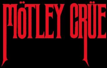 the logo for potley crue's new album, which features an image of a