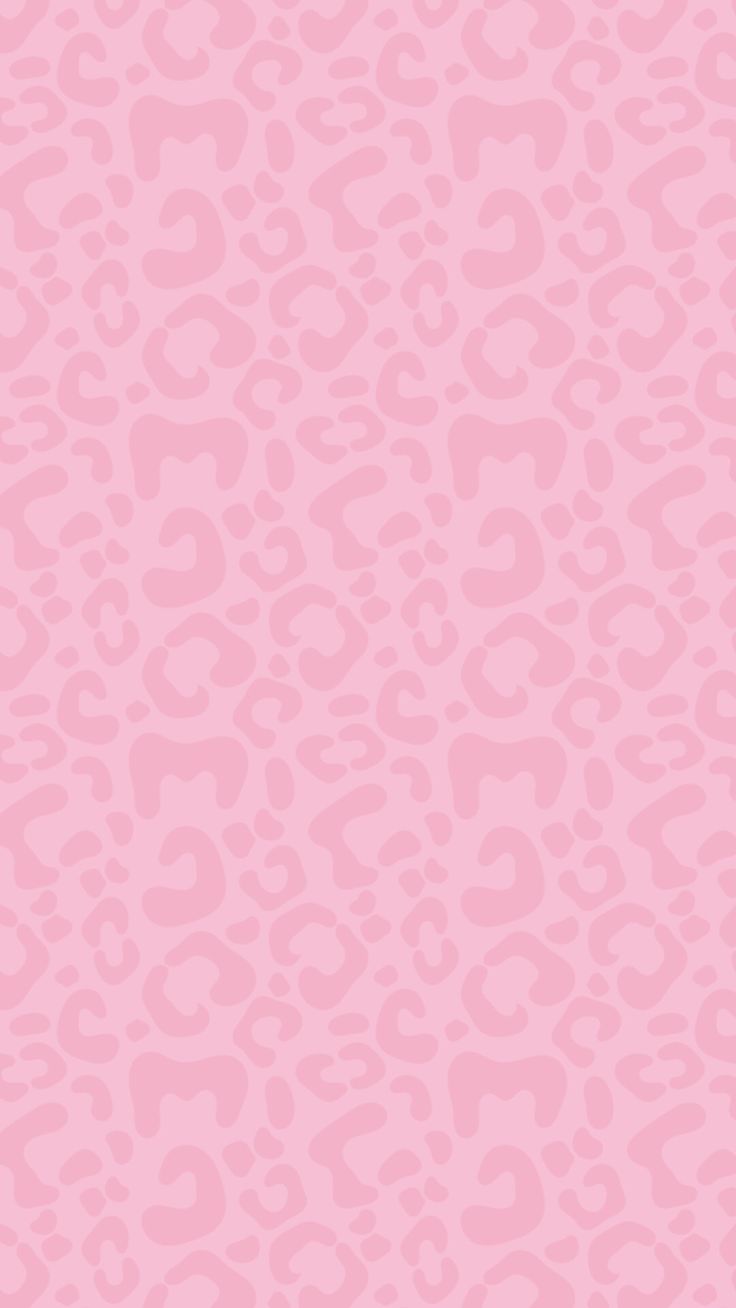 a pink leopard print wallpaper with black and white numbers on the bottom right corner