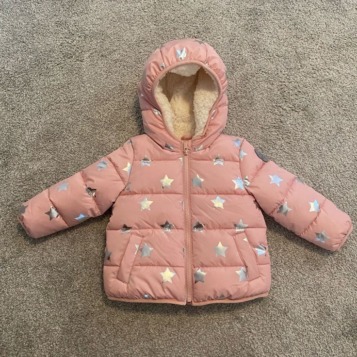 Beautiful Gap Winter Coat In Size 2yrs New Without Tags Never Used Cute Cotton Outerwear By Gap, Cute Gap Outerwear For Fall, Cute Gap Cotton Outerwear, Gap Winter Outerwear, Gap Long Sleeve Winter Outerwear, Gap Winter Outerwear With Long Sleeves, Gap Jacket, Gap Jackets, Kids Jacket