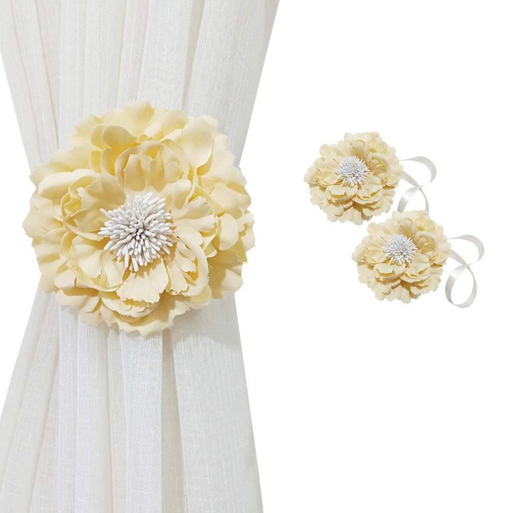 PRICES MAY VARY. This Peony Blossom Curtain Tiebacks is made of cloth material artificial flower looks extremely real,perfect for living room child kid's bedroom Easy to use and clean - Different binding methods can be selected according to actual indoor lighting requirements, such as all-tied, half-tied and loops for strengthen, you can also make your own styles. No other tool is required to hold your curtains, it is a must have accessory for home, office, cafe, garden balcony, theme hotel,beac Balcony Curtains, Theme Hotel, String Curtains, Magnetic Curtain, Curtain Holder, Curtains Holdbacks, Estilo Country, Blue Curtains, Estilo Boho Chic