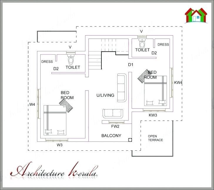 the floor plan for an apartment in india