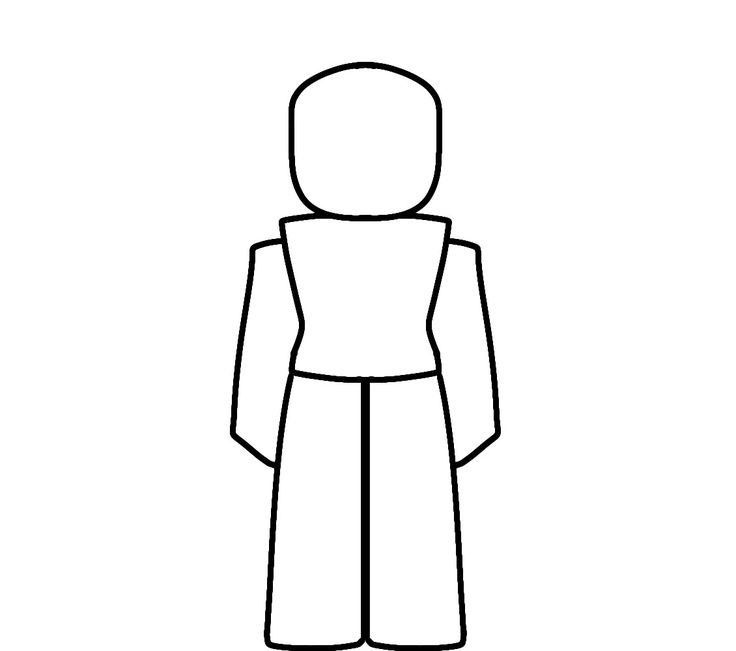 an outline of a person standing in front of a white background