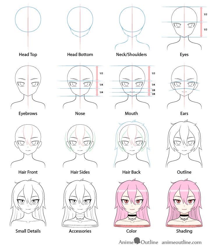 Draw Anime Faces Step By Step, Step By Step Manga Drawing, Drawing Anime Bodies Step By Step, How To Make Anime Body Step By Step, How To Draw Anime Bodies Step By Step, Easy Anime Face Drawing, Cute Easy Anime Drawings Step By Step, How To Draw An Anime Face Step By Step, How To Draw Anime Style Step By Step