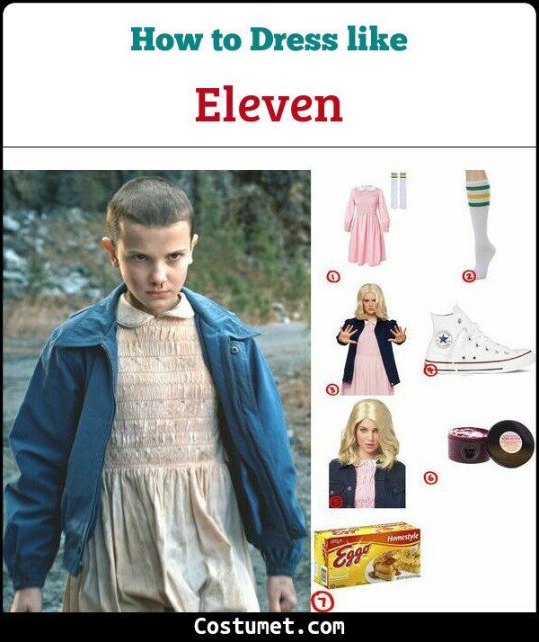 an advertisement for the movie how to dress like eleven, with pictures of children's clothing