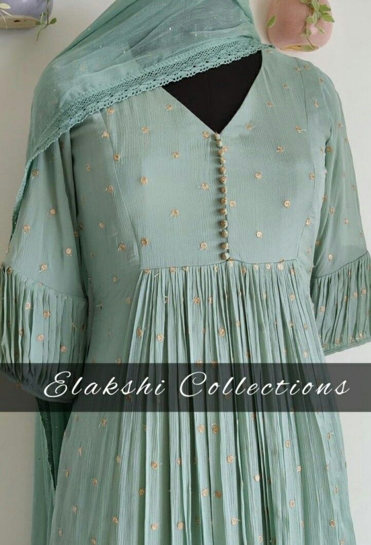 Umbrella Kurti Back Neck Designs, Cotton Kurties, Simple Kurtis, Churidar Designs, Simple Kurta Designs, Designer Kurti Patterns, Simple Kurti Designs, Salwar Designs, Long Kurti Designs