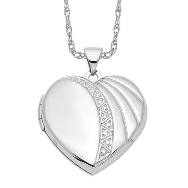 Locket Necklace Picture, Picture Pendant, Photo Locket Necklace, Photo Pendant, Locket Charms, Photo Locket, Photo Heart, Fine Jewelry Gift, Sterling Silver Heart