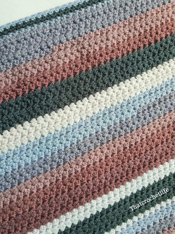 Crochet throw blanket Couch Afghan Crochet, Self Striping Yarn Crochet Blanket Pattern, 2 Strand Crochet Afghan Patterns, Variegated Crochet Blanket, Single Crochet Afghan Patterns Free, Masculine Afghan Crochet Patterns Free, Striped Crochet Blanket Pattern Free, Free Crochet Blanket Patterns For Men, Random Stripe Crochet Blanket