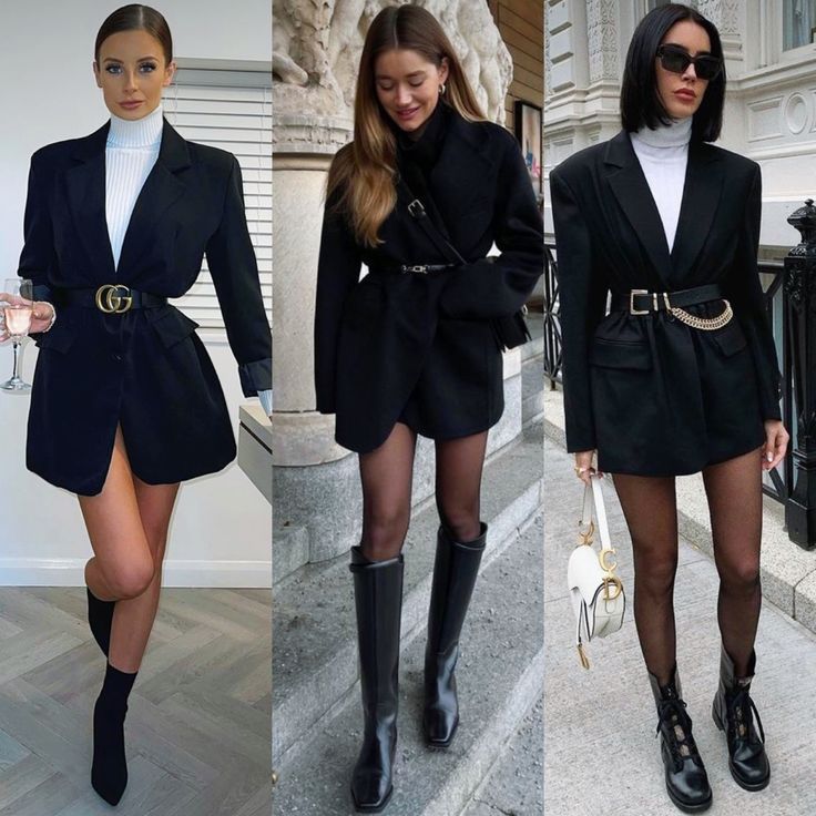 Blazer Going Out Outfit, Blazer Dress Outfits, Chic Outfits Classy, Chic Clothing Style, Black Boyfriend, London Outfit, Stylish Work Attire, Winter Dress Outfits, Boyfriend Blazer