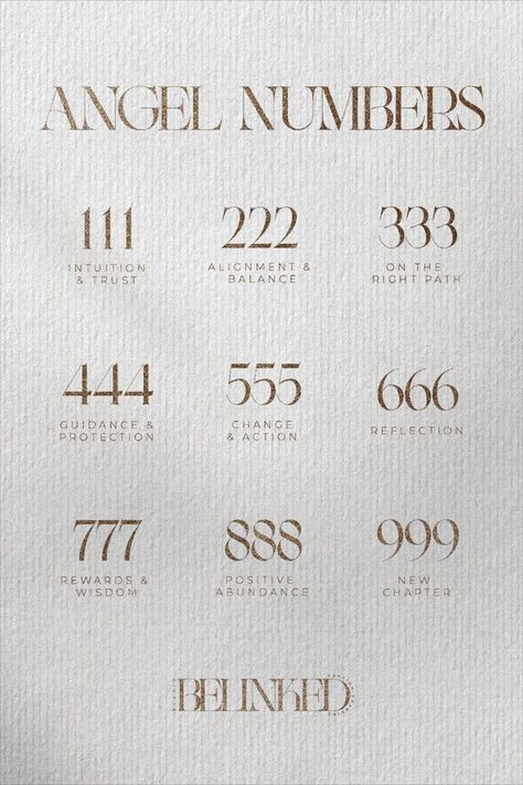 an angel number sticker with the numbers in gold and silver on white paper,