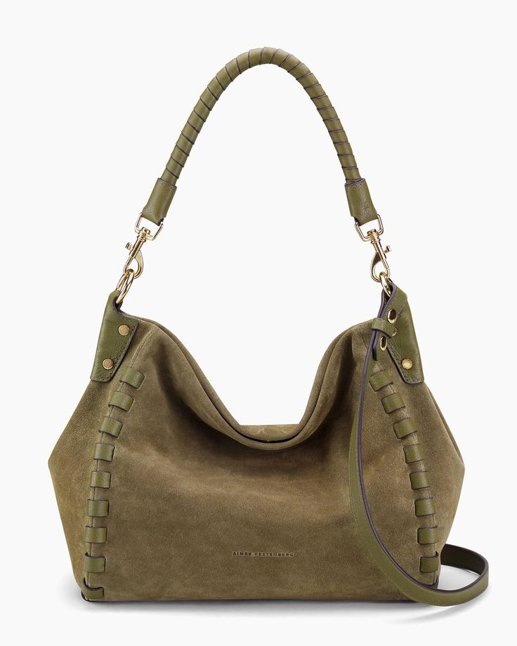 Zen Hobo Green Hobo Bag, Leather Hobo Bags, Hobo Tote Bag, The Zen, Bag Design, Leather Hobo, Leather Care, Casual Everyday, Crossbody Strap