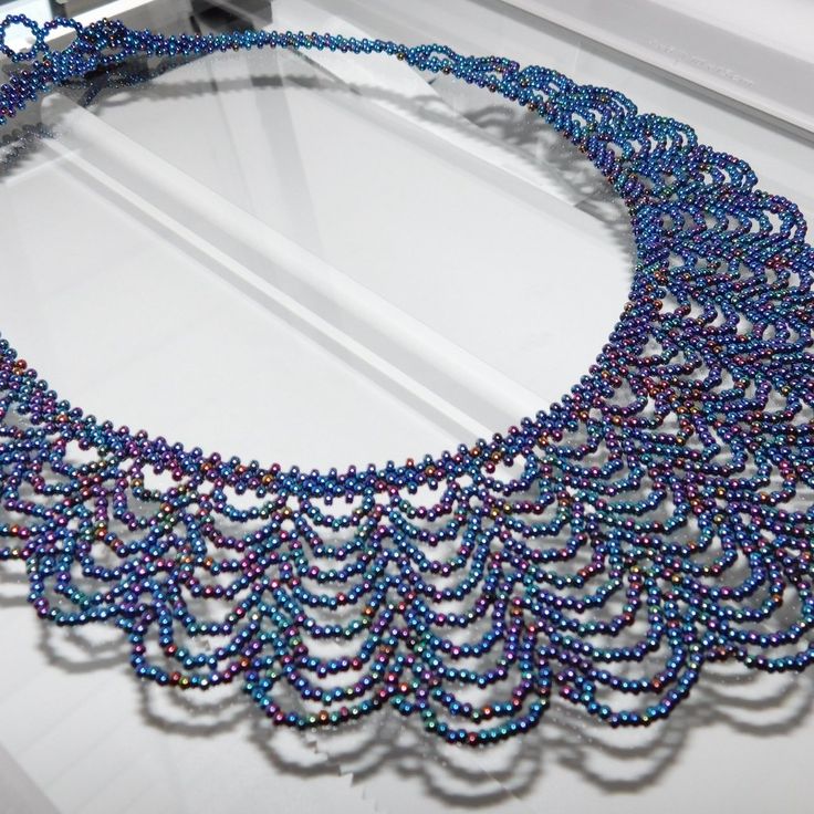 Micro Seed Bead Collar Necklace, Mayan Necklace Handmade Necklace With Micro Seed Blue Beads Adjusts To Three Notches For A Higher Fit Gorgeous Webbed Design. Shipped And Wrapped With Care:) Blue Beaded Chain Bib Necklaces, Blue Beaded Chain Bib Necklace With Round Beads, Blue Bib Necklace With Beaded Chain And Round Beads, Blue Round Beaded Chain Bib Necklace, Blue Round Bead Necklaces For Parties, Blue Polished Beads Necklaces For Party, Blue Round Beads Necklaces For Party, Blue Polished Beads Necklace For Party, Blue Beaded Bib Necklace With Round Beads