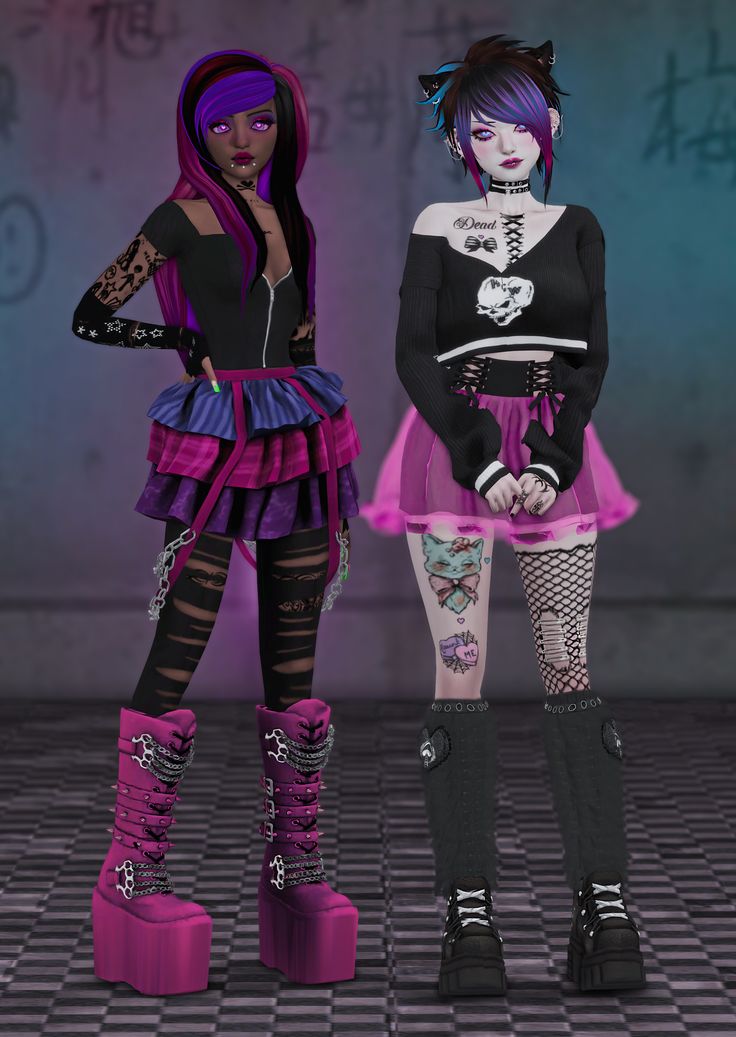 Gothic Hairstyles, Sims 4 Game Mods, Sims 4 Cc Folder, Scene Outfits, Sims 4 Characters, Avakin Life, Sims 4 Collections, Scene Kids, Scene Emo