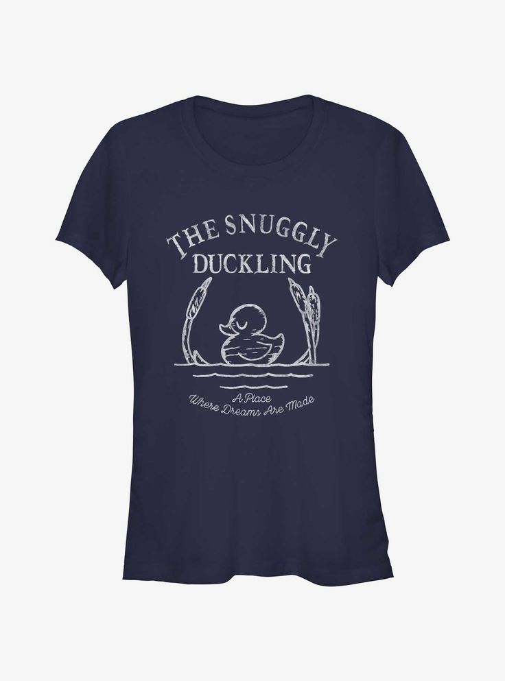 Lightweight 100% combed ring spun cottonWash cold; dry lowImportedListed in junior sizesRuns small  size up The Snuggly Duckling Shirt, Tangled Snuggly Duckling, Snuggly Duckling, Oc Outfits, Tall Hoodies, Disney Tangled, Plus Size Fits, Girls T Shirt, Band Merch