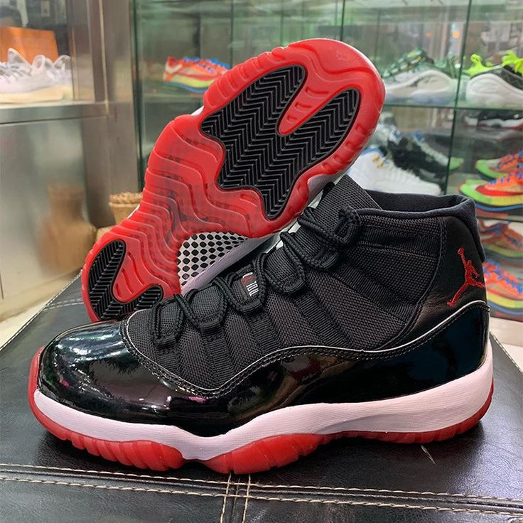 Detailed Look At The Air Jordan 11 Bred Retro 11 Bred Outfit, Jordan Bred 11, Cherry Shoes, Air Jordan 11 Bred, Jordan Bred, Bred 11, Jordan Collection, Jordan 11 Bred, Air Jordan Retro 11