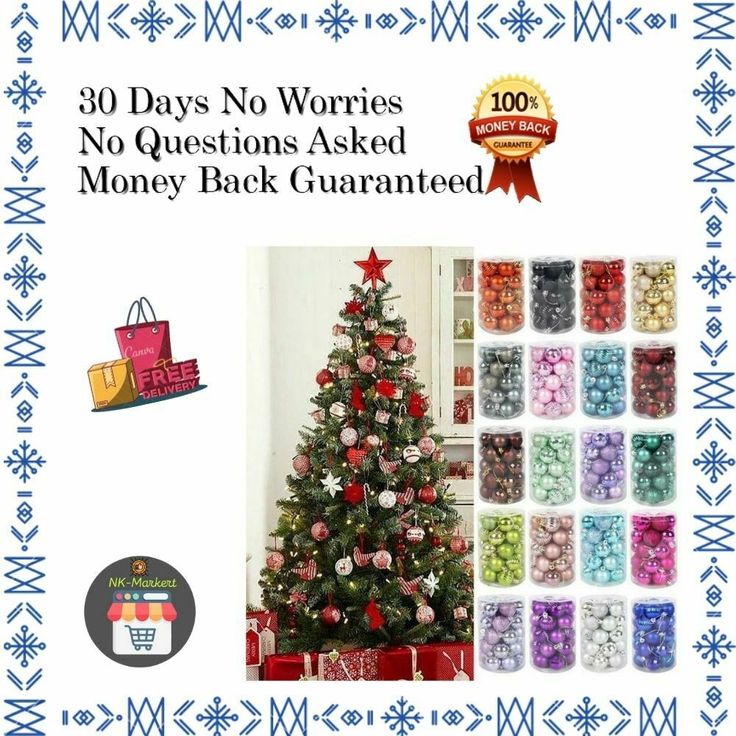 a christmas tree with many different types of beads on it and the words, 30 days no