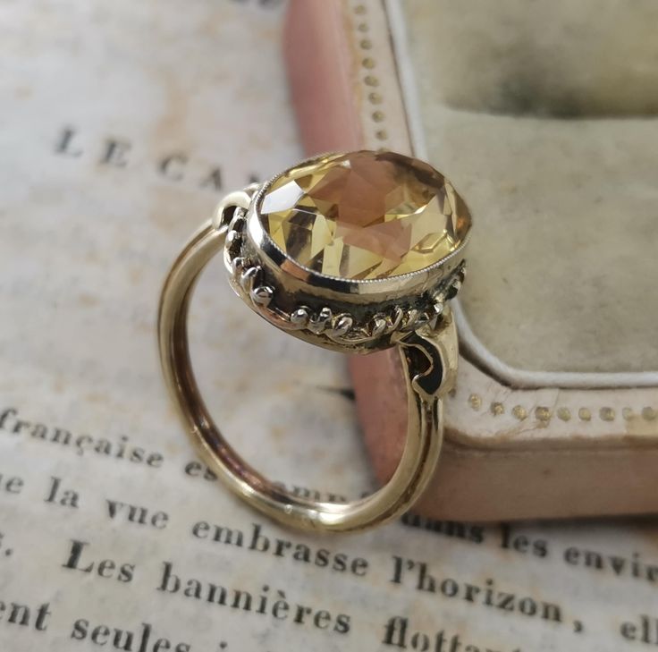 Beautiful 1950s vintage silver citrine ring, US Size 6 3/4, in good vintage condition. Box on the photos not included! Diameter: approx. 17 mm (0.7 inch) Material: 925 silver (gold plated), citrine total weight: 3.9 g US Size: approx. 6 3/4 (EU size 54) A stunning religious shop well worth a visit ... https://etsy.me/2NNNK4g Heirloom Yellow Gold Engraved Emerald Ring, Heirloom Engraved Emerald Ring In Yellow Gold, Classic Pear-shaped Gemstone Rings, Antique 14k Stamped Emerald Ring, Antique Emerald Ring In Stamped 14k Yellow Gold, Victorian Emerald Ring In Yellow Gold Stamped 14k, Antique Yellow Gold Emerald Ring, Antique Emerald Ring In Yellow Gold, Victorian Emerald Ring In 14k Yellow Gold