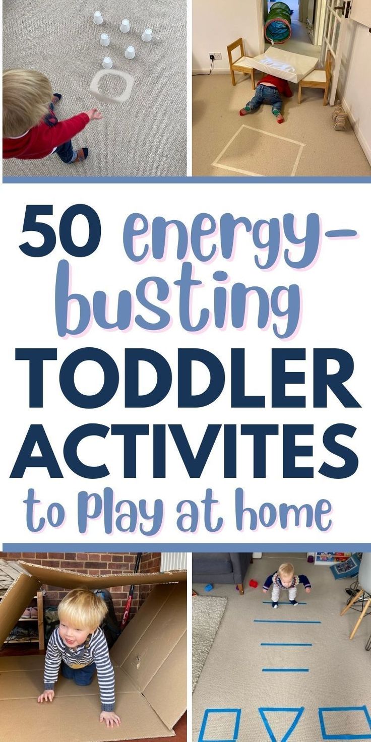 there are many different activities for toddlers to play at home