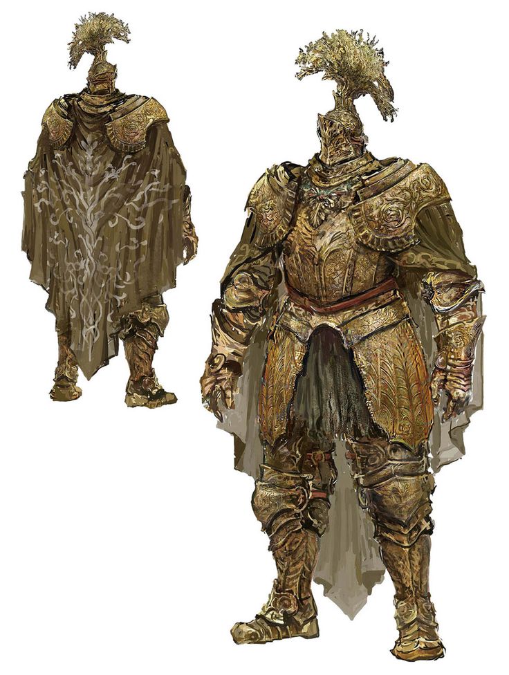 an artistic rendering of a man in armor and headdress, standing with his hands on his hips