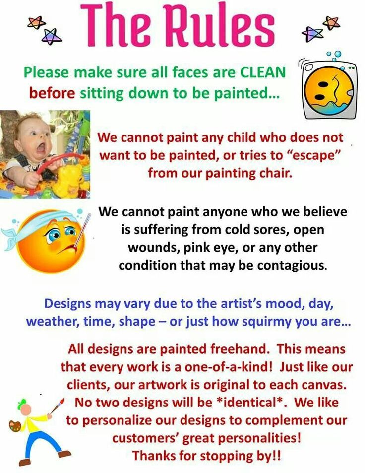 The rules Paint Business, Face Painting Supplies, Face Paint Set, Face Painting Tips, Face Painting Tutorials, Face Paint Kit, Airbrush Tattoo, Festival Glitter, Face Painting Easy