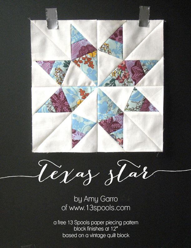 the texas star quilt pattern is featured in this book, with instructions for how to make it