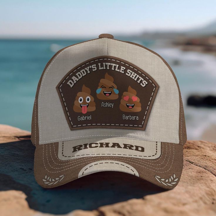 Introducing our Personalized Classic Cap, the perfect Father's Day gift for the dad who loves to showcase his sense of humor. This classic cap is not just a stylish accessory; it's a playful and witty tribute to the special bond between father and child. Adorned with a hilarious quote or message personalized just for Dad, this cap is sure to bring a smile to his face every time he wears it. Whether he's out on the golf course, running errands, or simply relaxing in the backyard, this cap is the Novelty Snapback Hat With Letter Print, Novelty Flat Bill Snapback Hat With Letter Print, Funny Baseball Cap For Gift, Funny Snapback Hat With Letter Print, Funny Snapback Cap With Letter Print, Funny Baseball Cap With Curved Bill And Letter Print, Funny Baseball Cap With Letter Print And Curved Brim, Customizable Funny Snapback Hat, Funny Letter Print Hats For Gift