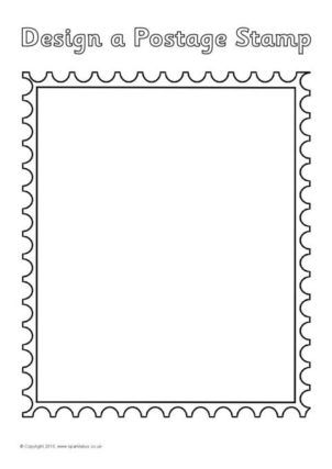 a postage stamp with the words design a postage stamp