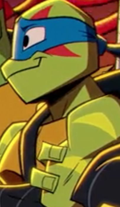 the teenage mutant ninja turtles are ready to battle in this animated scene from tmnt