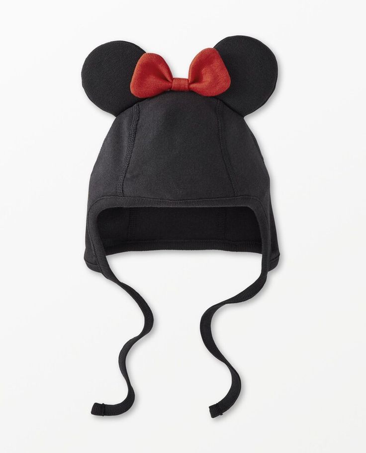 Disney Minnie Mouse Baby Pilot Cap | Hanna Andersson Adjustable Black Minnie Mouse Hat, Black Adjustable Minnie Mouse Hat, Red Mickey Mouse Adjustable Hat, Adjustable Red Mickey Mouse Hat, Casual Cotton Mickey Mouse Hats, Casual Cotton Hats With Mickey Mouse Detail, Adjustable Cotton Mickey Mouse Hat, Chicken Hats, Minnie Mouse Baby