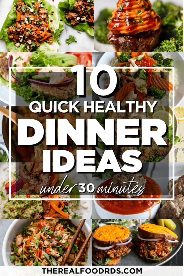 the top ten quick healthy dinner ideas