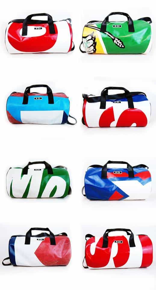 Inspired by Road Haulage, M-24 bags are hand made in …    Read More »  #Bag #Accessories, #Clothing Recycled Accessories, Urban Bags, Upcycled Bag, Vinyl Bag, Rice Bags, Recycle Bag, Sailing Outfit, Recycled Fashion, Fabric Accessories