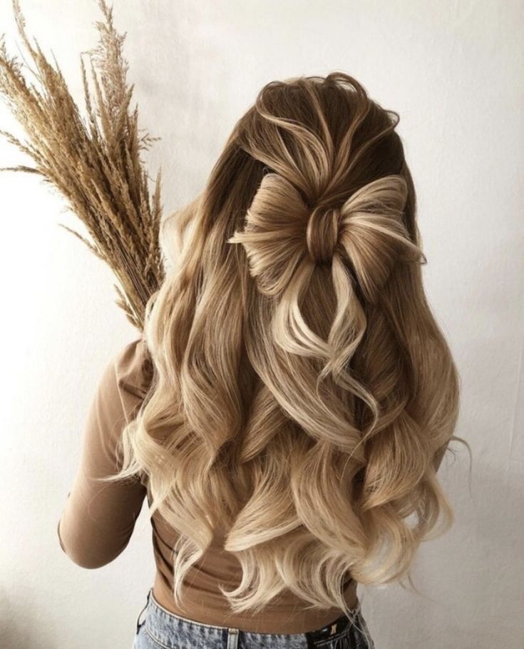 Teenage Wedding Hairstyles, Wedding Hairstyles Blonde Half Up, Easy Pretty Updos For Long Hair, Hairstyles For Big Events, Grad Hairstyles For Long Hair Graduation, Cute School Dance Hairstyles, Prom Hairstyles For Long Hair Braided, Legolas Hairstyle, Hairstyles For A Bridesmaid