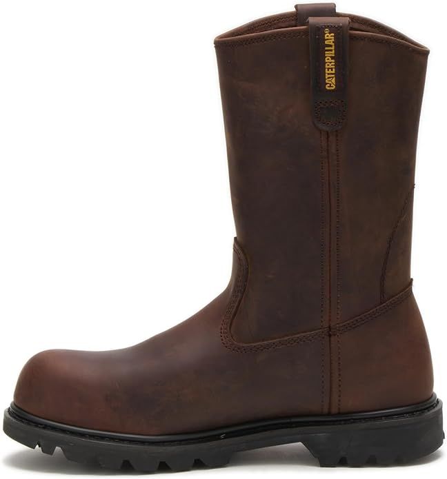 Amazon.com: Cat Footwear 남성용 Revolver St 컨스트럭션 부츠 : 의류, 신발 및 보석 Rugged Impact Resistant Work Boots With Round Toe, Brown Slip-on Work Boots With Reinforced Toe, Abrasion-resistant Snip Toe Work Boots For Outdoor, Abrasion-resistant Work Boots With Snip Toe For Outdoor Work, Rugged Leather Work Boots With Impact Resistance, Leather Steel Toe Work Boots For Safety, Rugged Waterproof Boots With Round Toe For Safety, Leather Work Boots With Steel Toe, Leather Work Boots With Slip-resistant Snip Toe