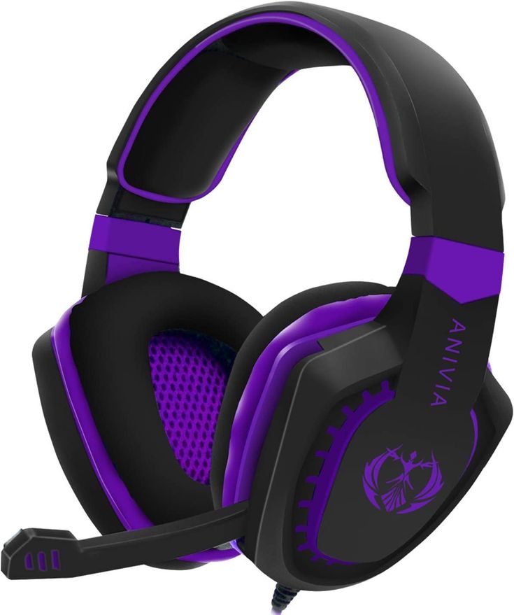 Anivia AH28 Gaming Headset, Stereo Surround Sound Noise Reduction Headphones with Microphone, Over-Ear Headset Compatible with PS4, PS5, Xbox one, Nintendo, Pc, Laptop - Purple Pc Headphones, Ps4 Headset, Headphones Design, Xbox One Controller, Headphones With Microphone, Headphone With Mic, Gaming Headphones, Gaming Headset, Surround Sound